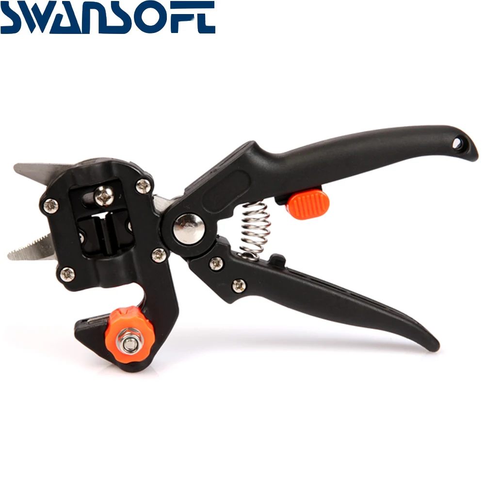 

Garden Fruit Tree Farm Pro Pruning Scissors Grafting Cutting Tool With V U Blades Nylon bag