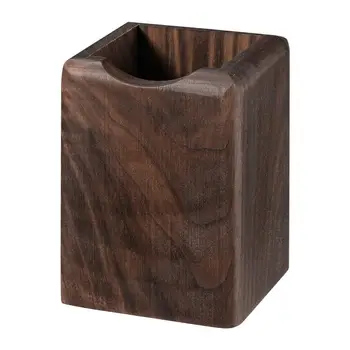 

Toyvian Wooden Pen Box Multiple-Use Desk Organizer Eco Natural Wood Storage Box (Black Walnut)