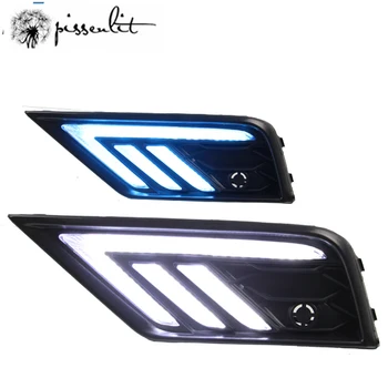 

For Volkswagen Tiguan 2017 2018 Accessories Turn Yellow Signal Relay Waterproof 12V Car DRL Lamp LED Daytime Running Light