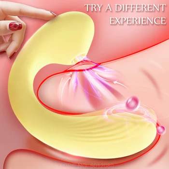 G Spot Clit Sucking Vibrator Dildo for Women Pussy Licking Toy Female Masturbator Sex Machine Clitoris Stimulator Vagina Wand
