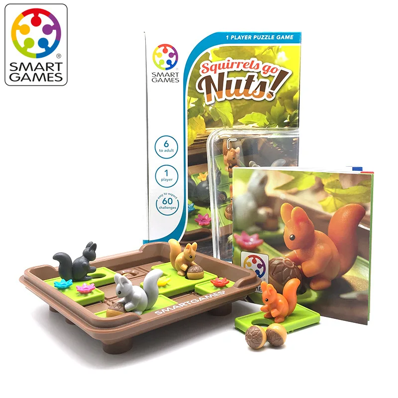 

Art Games Four Squirrel Crazy Squirrel Go Nuts Children'S Educational Logic Board Game Toy 6-Year-Old