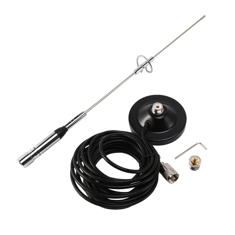 NL 770S VHF/UHF Antennas + Obile Car 5M(16.4 Ft)RG58 Coax