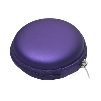 

Brand New Portable Mini Round Coin Wallet Purse Hard Key Earphone Holder Case Bag For Hand Spinner Triangle Finger Toy