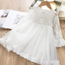 Owligbaby милые дети девочки кружева пачка лоскутное оборками милое платье принцессы западные вечерние модные Весна Лето Новые платья