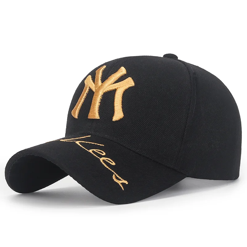 Nueva letra Primavera Verano bordado gorra de béisbol para hombres y mujeres parejas salvaje sombreros de Sol de moda al aire libre sombrero de sol golf gorras