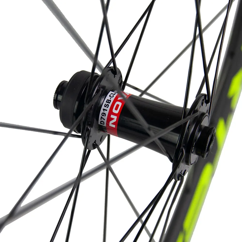 Cheap 700C  UCI Carbon Wheels Clincher Bicycle Wheelset 50mm  Road  Bike  Disc Brake Center Lock QR/Alex Thru System 5