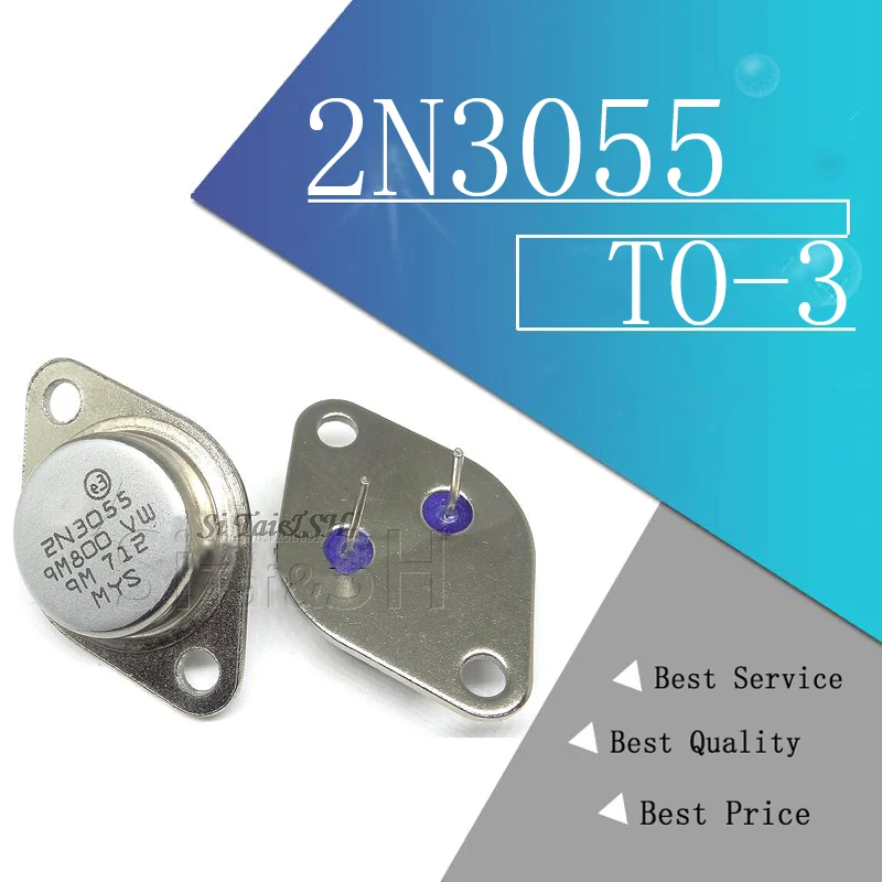 5 шт. транзистор 2N3055 TO-3 15A 60V NPN AF Amp Audio Power Новый и оригинальный IC | Электронные