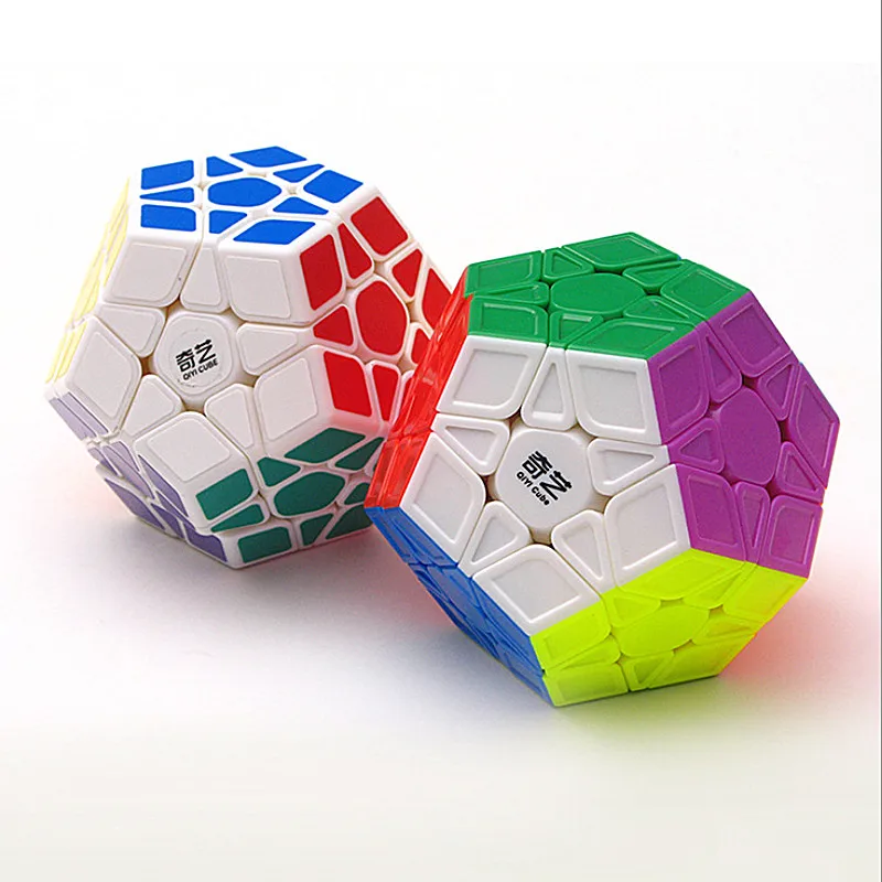 Qiyi cube qiheng S 3x3x3 megaminxeds волшебный куб qiyi 12 Сторон 3x3x3 скоростной куб qiyi 3x3 megaminxeds Головоломка magic cubo