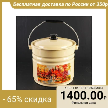 

Bucket "Old mill", 10 l, with lid