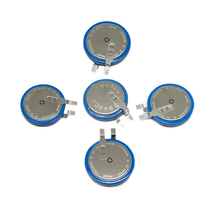 5 шт./лот новый оригинальный maxelll CR2450HR CR2450 HR 2450 3V высокотемпературный литиевый