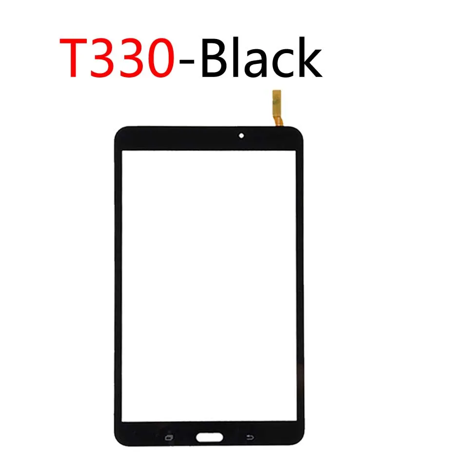 Для samsung Galaxy Tab 4 8,0 T331 t335 T330 сенсорный экран дигитайзер панель Стекло Объектив ЖК-дисплей планшет сенсорный экран Замена - Цвет: T330-Black-No tool
