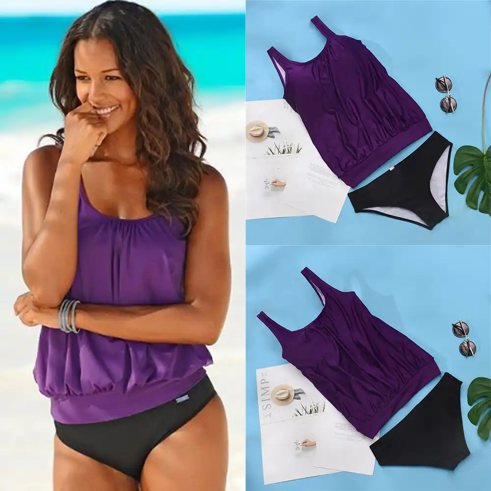 retro tummy control swimwear