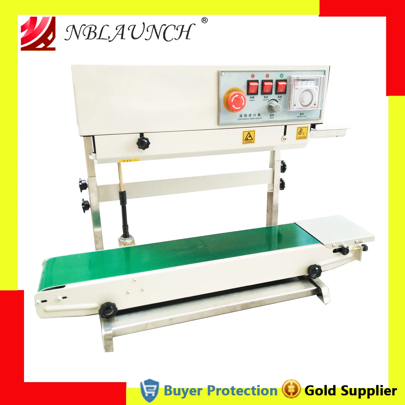 Continuous Sealer Sealing Machine Film Impulse Sealer Plastic Bag stand