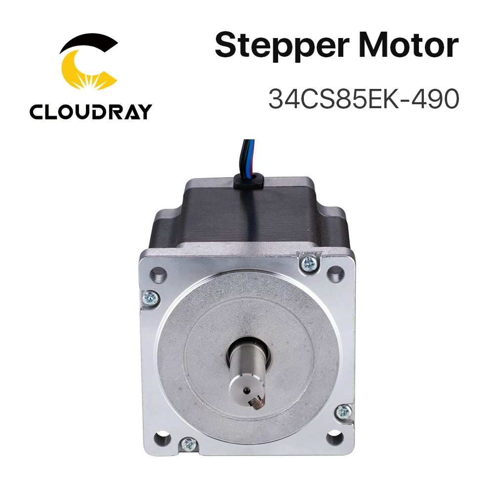Nema 34 스테퍼 모터, CNC 조각 밀링 기계용 4-리드 케이블 스테퍼 모터, 86mm, 8.5N.m, 4.9A(34CS85EK-490)
