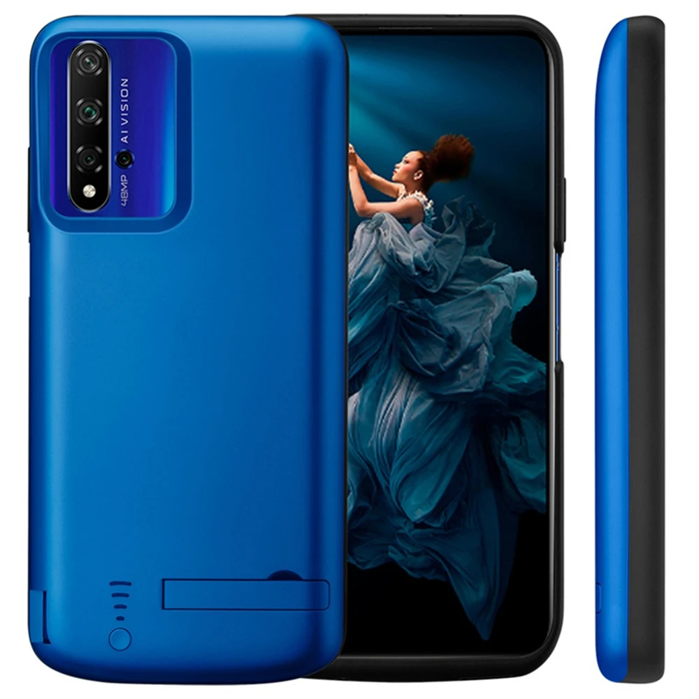 Nova 5t 5000mAh Чехол для аккумулятора для huawei Nova 5T внешний аккумулятор, дополнительный чехол для зарядного устройства, Подставка для зарядки, задняя крышка, чехол для питания s