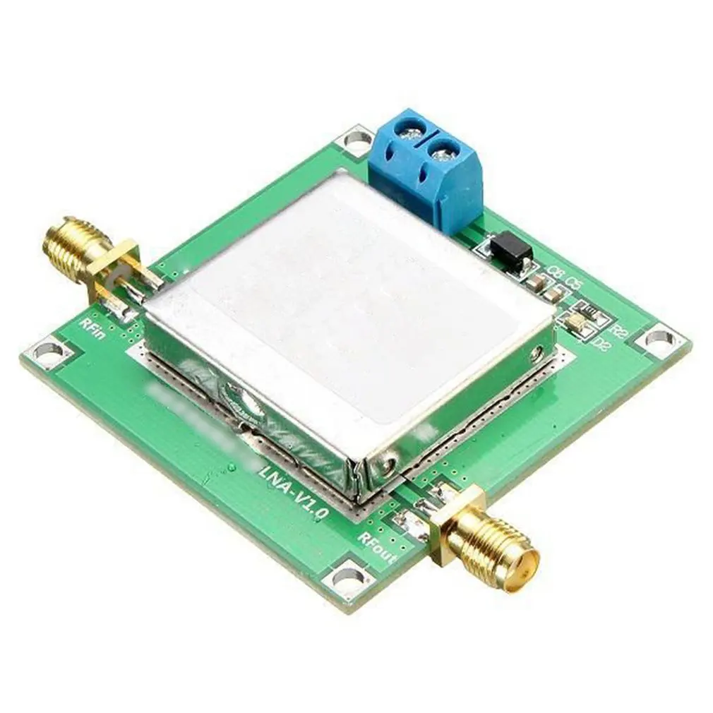 

0.01-2000MHz Broadband RF Signal Amplifier Module Radio Frequency Low-noise LNA Power Amp High Gain 32dB Transmitter
