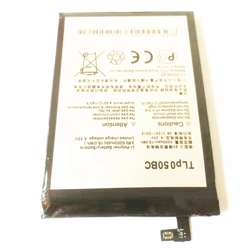 Полный 5000 мАч TLp050BC сменный аккумулятор для Alcatel Pixi 4 Plus power 5023F 5023E батареи для мобильных телефонов