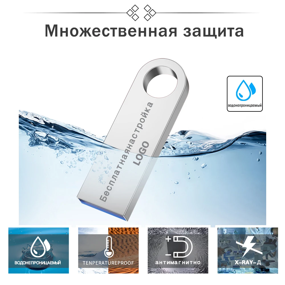 USB Flash Drive 32GB 128GB 8GB Pendrive 64GB Pen Drive 16GB Waterproof Metal U Disk 2.0 USB Flash Memory Stick Free custom LOGO (14)