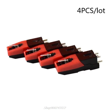 

4Pcs Gramophone Record Magnetic Cartridge Stylus With LP Vinyl Needle Universal Au05 20 Dropship