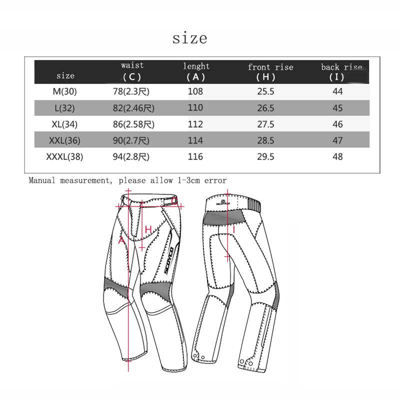 Теплые осенние зимние штаны SCOYCO P018-2 moto rcycle с коленом и бедрами moto rbike moto cross Trousers M L XL XXL