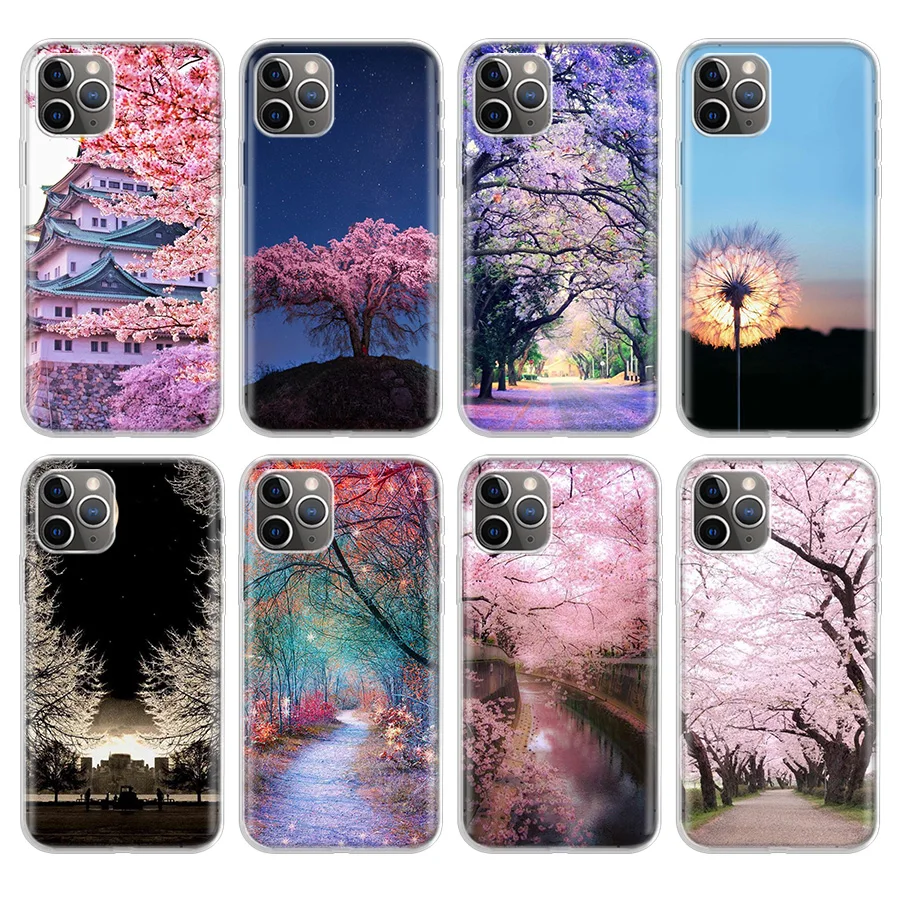 

Landscape Winter Light Snow Phone Case For Apple iPhone 11 Pro 6 6S 7 8 Plus 10 X XS MAX XR 5 5S SE Phone Case Cover