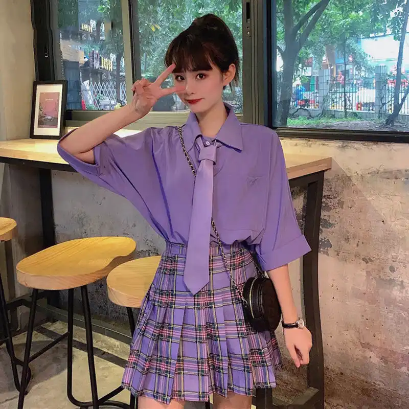 purple batwing top