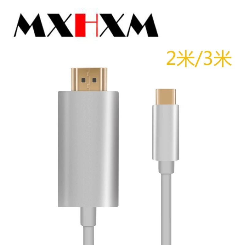 Тип-c к HDMI hdmi 4K usb3.1 к hdmi для мобильного телефона huawei samsung, подключенного к ТВ видео линии