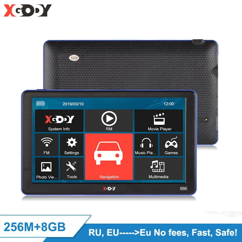 XGODY 886 7 ''nawigacja samochodowa GPS do ciężarówek 256M + 8GB ekran pojemnościowy nawigator Reaview Camera opcjonalnie FM 2020EU bezpłatne mapy nawigacji satelitarnej XGODY 886 7 ''nawigacja samochodowa GPS do ciężarówek 256M + 8GB ekran pojemnościowy nawigator Reaview Camera opcjonalnie FM 2020EU bezpłatne mapy nawigacji satelitarnej