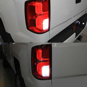 

2Pcs LED Lights Xenon For Chevrolet Silverado 2015-2019 Car Auto 19-SMD T15 921912904904904NA