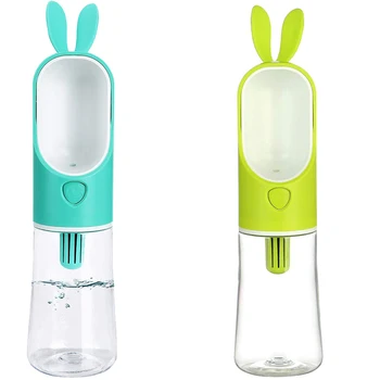 

Dog Water Bottle Leak-Proof Cat Dog Drinking Cup Pet Travel Water Cup for Pets Outdoor Walking, Hiking, Travel, 400Ml