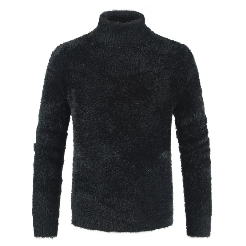 NEGIZBER 2019 High Quality Men's Turtleneck Sweaters Fashion Thick Wool Pullover Sweaters Men Casual Warm Winter Sweater Men