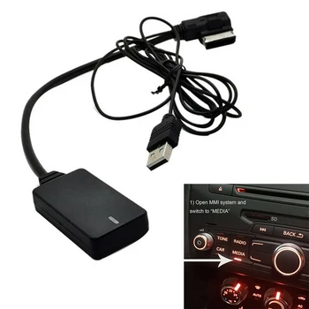 

Durable And Practical 1pc Wireless Audio AUX Cable Adapter Bluetooth 5.0 For MMI AMI MDI 2G 3G CD Radio