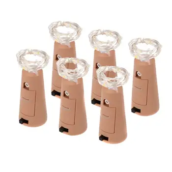 

Bottle Lamp 6 Pcs/Set 2M Cork Lights With Screwdriver 20 Leds Fairy String Light For Party Wedding Christmas Home Decoration