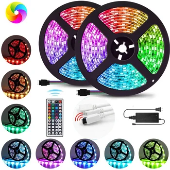 

20M Flexible RGB LED Strip Light SMD 3528 LED Color Change Strip Light Remote Control RGB Flexible Tape Lamp for Home Decoration