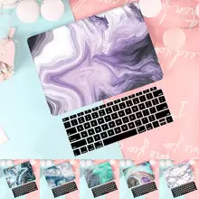 Мраморный чехол для Macbook Air Pro retina 11 12 13," Mac Book 13 15 Touch Bar A1932 A2159 A1706 A708+ крышка клавиатуры