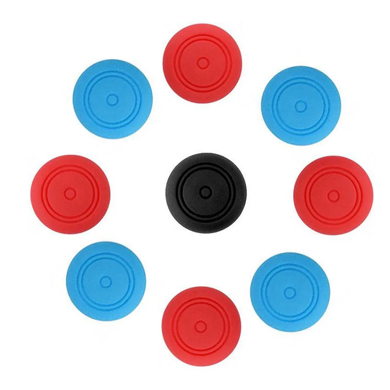 

4 Pcs Silicone Thumbstick Thumb Stick Grip Caps Cover For Nintend Switch Joy-Con Controller Button Protective Case