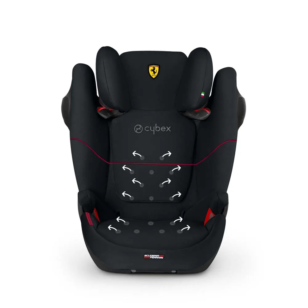 Детское автокресло Cybex Solution M-Fix SL FE Ferrari, Гр 2/3, 15- 36 кг, с 4 до 12 лет