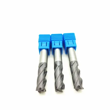 

12mmx75mm 14mmx100mm 4 slot imported CNC tungsten steel milling cutter rough knife open thick special knife plus hard end mill