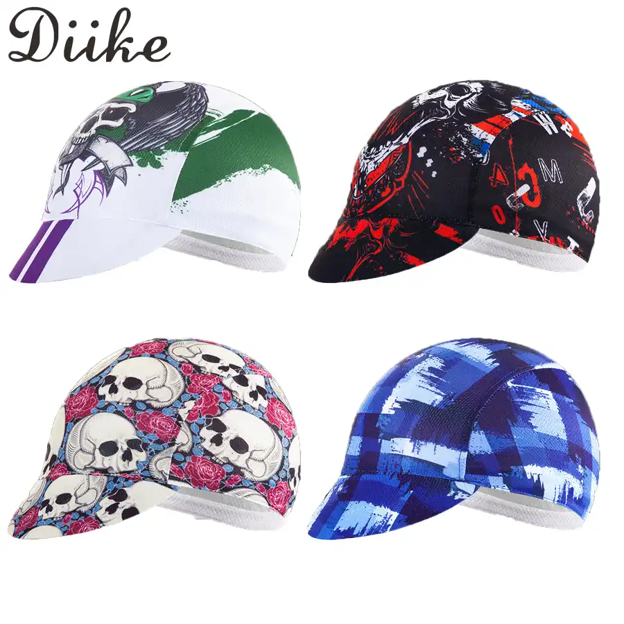 camo cycling cap