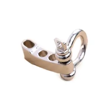 

Sporting Goods Paracord Rope Shackle Buckle Survival Buckle Bracelet Stainless Steel Bracelets for Camping Silver Rigging