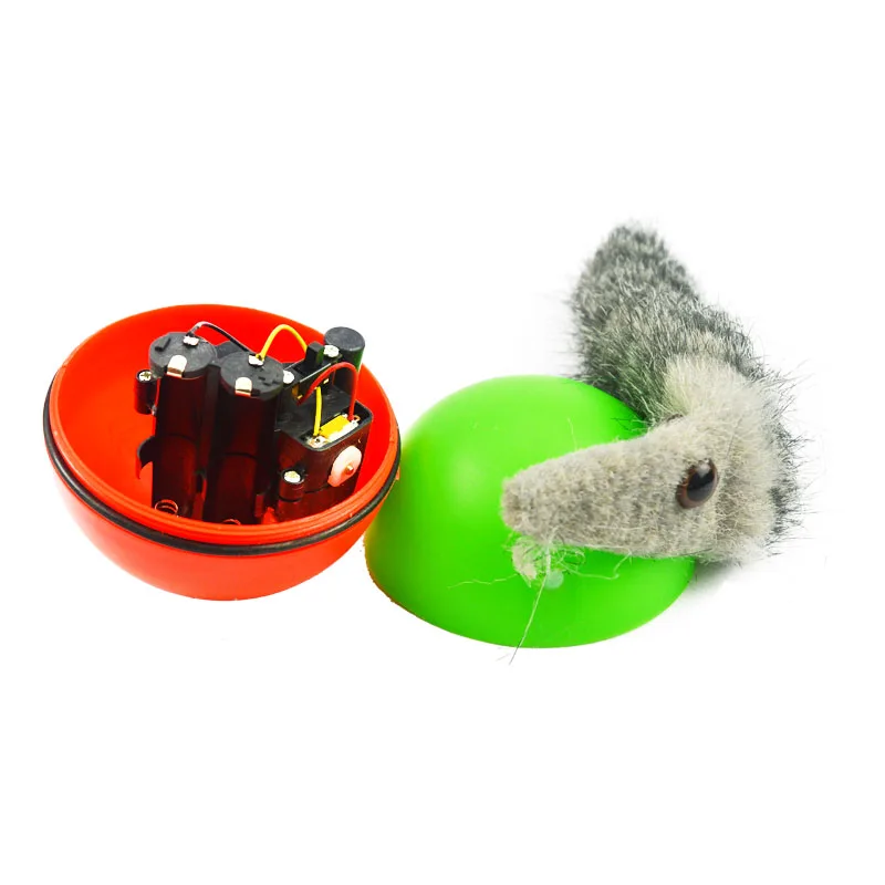 

Funny Pet Dog Cat Toy Electric Beaver Weasel Mini Rolling Ball Pup Pets Supplies
