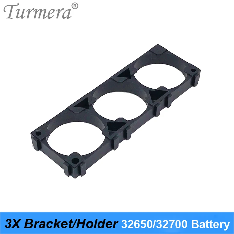 Turmera 3X 32650 32700 Lifepo4 Battery Bracket Holder 3X Safety Anti Vibration Plastic Bracket For 12V 36V battery pack 10pieces 02