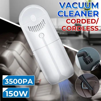 

3500PA 120W Handheld Vacuum Powerful Cyclone Suction Car Vacuum Cleaner Wet Dry Auto Portable For Car Home Pet Hair Cleaner