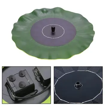 

Floating Lotus Leaf Solar Fountain 200l/h 7v 1.4w 100cm Indoor Waterfall Garden Water Pump Pond Decoration Pool Home Founta E6X4