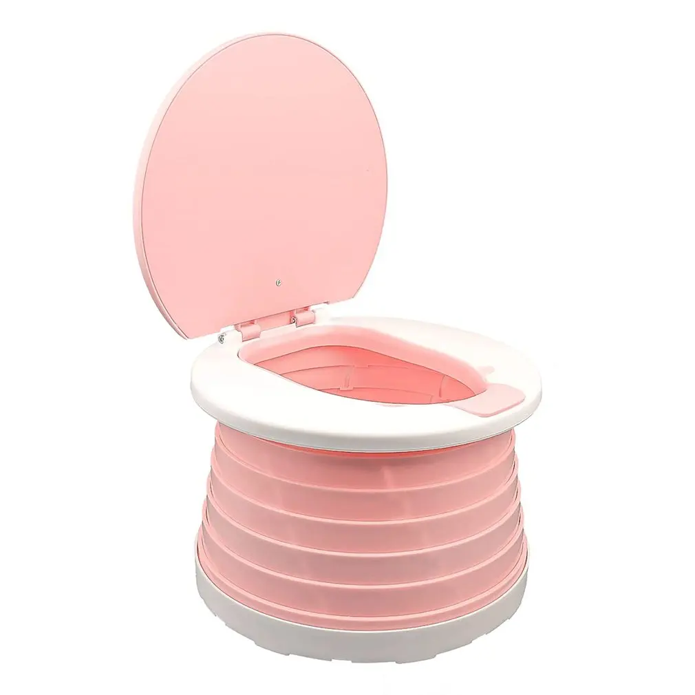 New WC Baby Toilet Portable Travel Children's Folding Toilets Car Crown