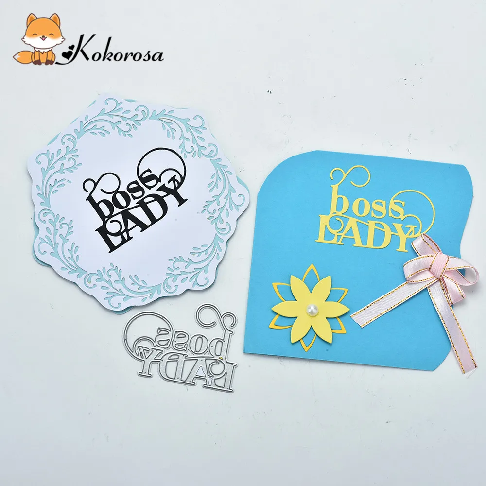 

Kokorosa Cutting Dies Metal Die Cuts Letter Words Alphabet Die Scrapbooking Card Making Album Embossing Stencil Decor Dies