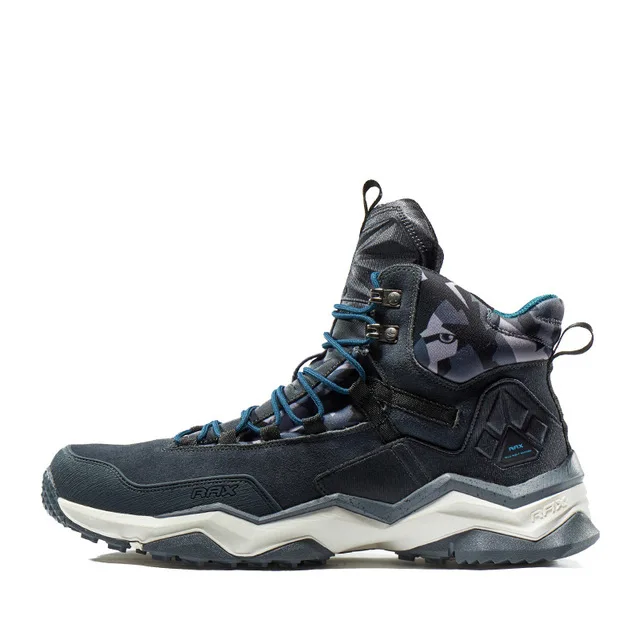 RAX мужские водонепроницаемые походные ботинки из натуральной кожи, мужские треккинговые ботинки, дышащие горные треккинговые ботинки, мужские альпинистские ботинки - Цвет: Tanhei Men hiking