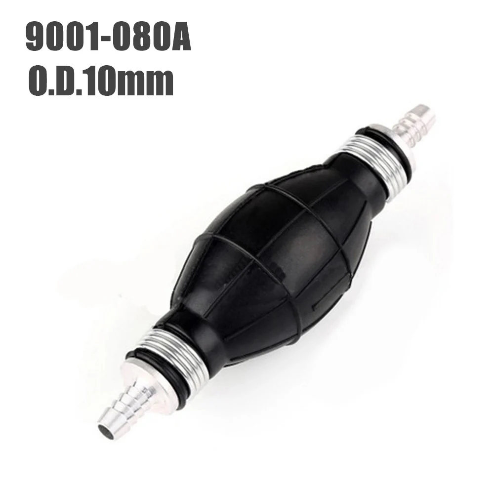 9001-080A-10mm Масляный насос, резиновый ручной Сферический односторонний клапан, алюминиевый сжимающий всасывающий насос, насос для аквариума, автомобильные аксессуары - Цвет: 9001-080A-10mm