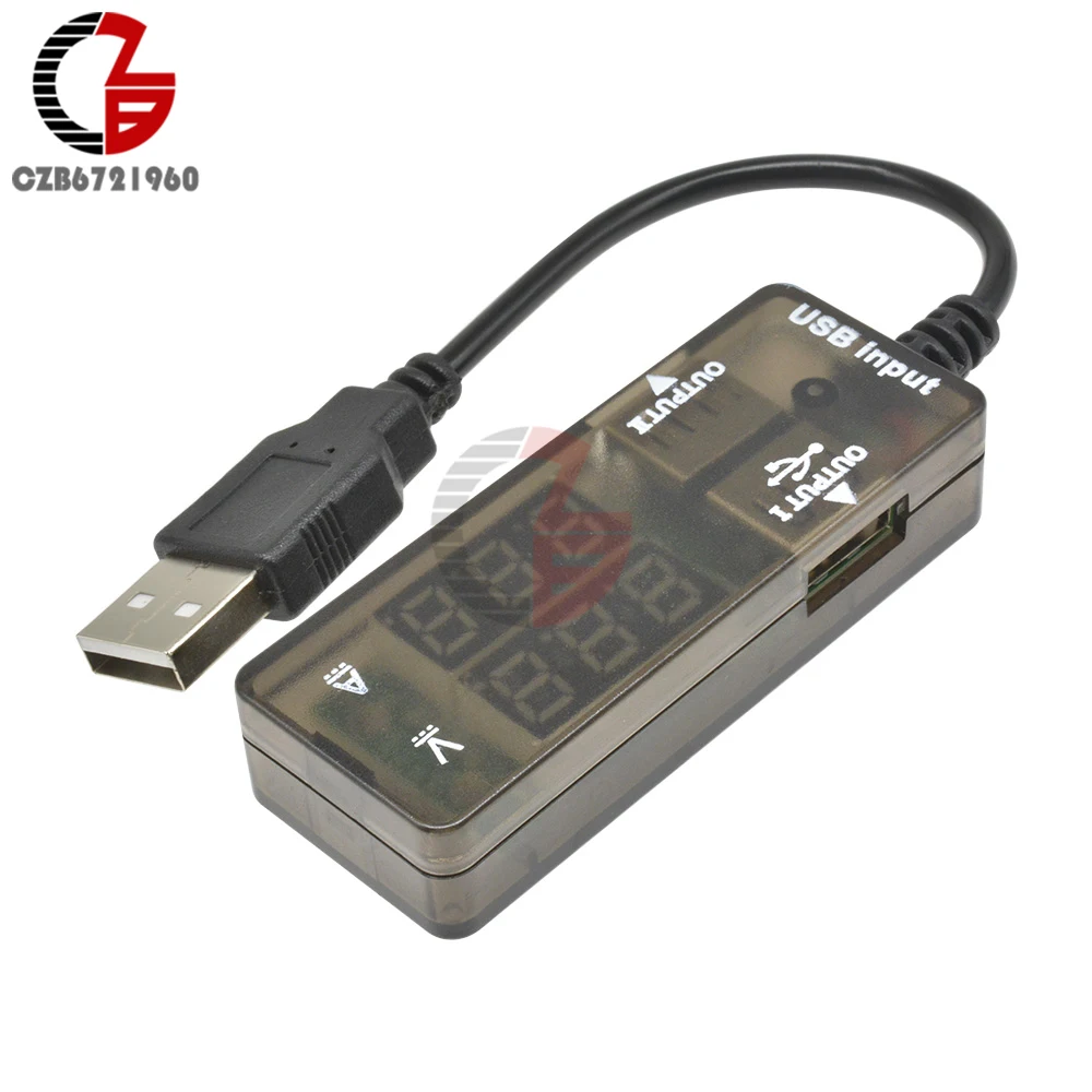 DC 3V 10V usb тестер Напряжение измеритель тока Цифровой вольтметр Амперметр