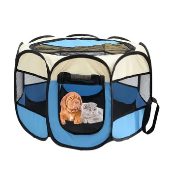 

Octagonal Pet Tent Dog House Comfybed Dog Bed Cage Collapsible Cat Tent Kennel Fence for Dogs Cat